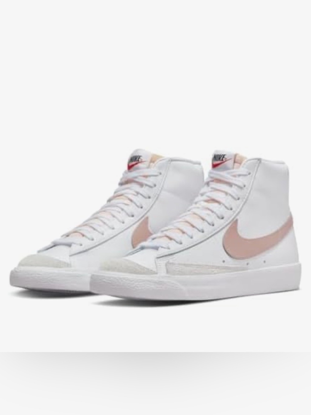 Nike Blazer 77 Mid Vintage Summer White Pink Oxford Mens 8.5 Women’s 10 Eur 42
